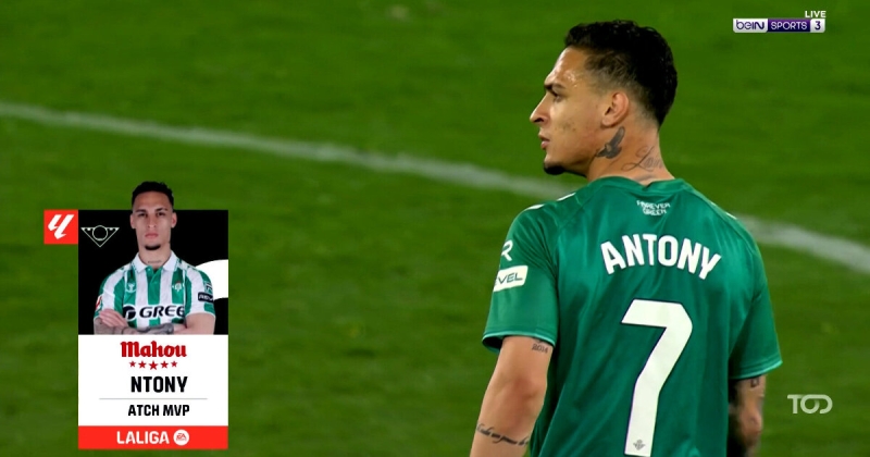 Антони о голах в 3-м матче подряд: «Рад забивать и помогать «Бетису». Все выходит само собой. Главное – быть счастливым»